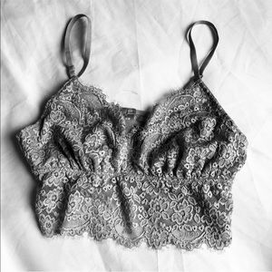 Aerie gray bralette NWOT